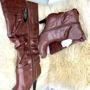Wide calf Style&co Brown
